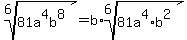 root%286%2C81a%5E4b%5E8%29=b%2Aroot%286%2C81a%5E4%2Ab%5E2%29