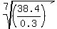root%287%2C%2838.4%2F0.3%29%29