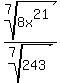 root%287%2C8x%5E21%29%2Froot%287%2C243%29