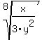 root%288%2C+x%2F3y%5E2%29