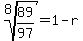 root%288%2C89%2F97%29+=+1-r