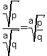 root%28a%2C+p%29%2Froot%28a%2C+q%29+=+root%28a%2C+p%2Fq%29