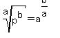 root%28a%2C+p%5Eb%29+=+a%5E%28b%2Fa%29