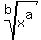 root%28b%2Cx%5Ea%29