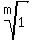 root%28m%2C+1%29