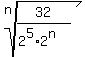 root%28n%2C+32%2F%282%5E5%2A2%5En%29%29