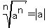 root%28n%2C+a%5En%29+=+abs%28a%29