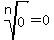 root%28n%2C0%29+=+0