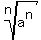 root%28n%2Ca%5En%29