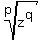 root%28p%2C+z%5Eq%29