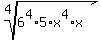 root+%284%2C6%5E4+%2A+5+%2A+x%5E4+%2A+x%29