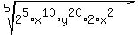 root+%285%2C+2%5E5+%2A+x%5E10+%2A+y%5E20+%2A+2+%2A+x%5E2%29
