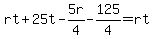 rt%2B25t-5r%2F4-125%2F4=rt