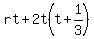 rt%2B2t%28t%2B1%2F3%29