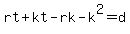 rt%2Bkt-rk-k%5E2=d