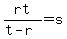 rt%2F%28t-r%29=s