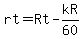 rt=Rt-kR%2F60