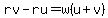 rv-ru=w%28u%2Bv%29