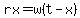 rx=w%28t-x%29