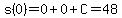s%280%29=0%2B0%2BC=48