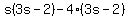 s%283s-2%29-4%283s-2%29