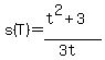 s%28T%29=%28t%5E2%2B3%29%2F%283t%29