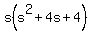 s%28s%5E2%2B4s%2B4%29+