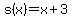 s%28x%29=x%2B3