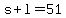 s%2Bl=51