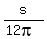 s%2F%2812pi%29