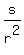 s%2Fr%5E2
