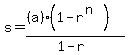 s=%28%28a%29%281-r%5E%28n%29%29%29%2F%281-r%29