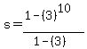 s=%281-%283%29%5E10%29%2F%281-%283%29%29