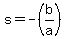 s=-%28b%2Fa%29