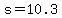 s=10.3