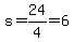s=24%2F4=6