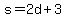 s=2d%2B3