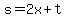 s=2x%2Bt