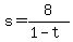 s=8%2F%281-t%29