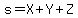 s=X%2BY%2BZ