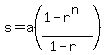 s=a%28%281-r%5En%29%2F%281-r%29%29