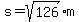 s=sqrt%28126%29+m