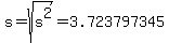 s=sqrt%28s%5E2%29=3.723797345