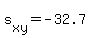 s%5Bxy%5D+=++-32.7