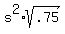 s%5E2%2Asqrt%28.75%29