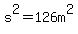 s%5E2=126+m%5E2