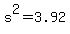s%5E2=3.92
