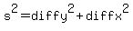 s%5E2+=+diffy%5E2+%2B+diffx%5E2