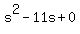 s%5E2-11s%2B0