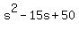 s%5E2-15s%2B50